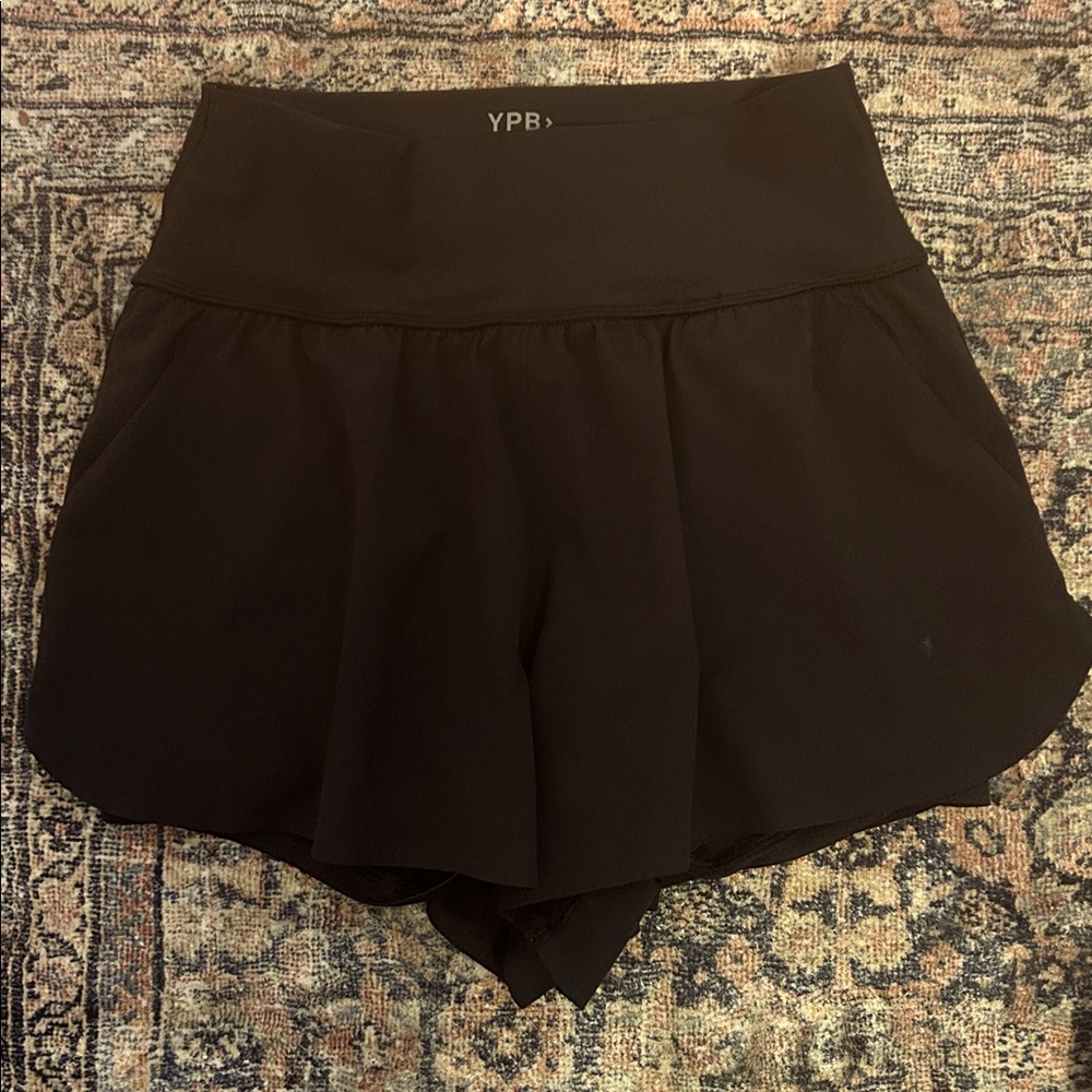Women's Abercrombie YPB Black Athletic Shorts